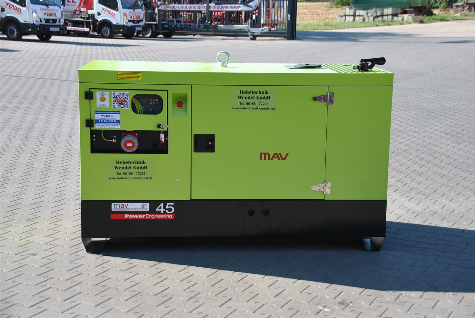 45 kVA Stromerzeuger inkl. Stromverteiler